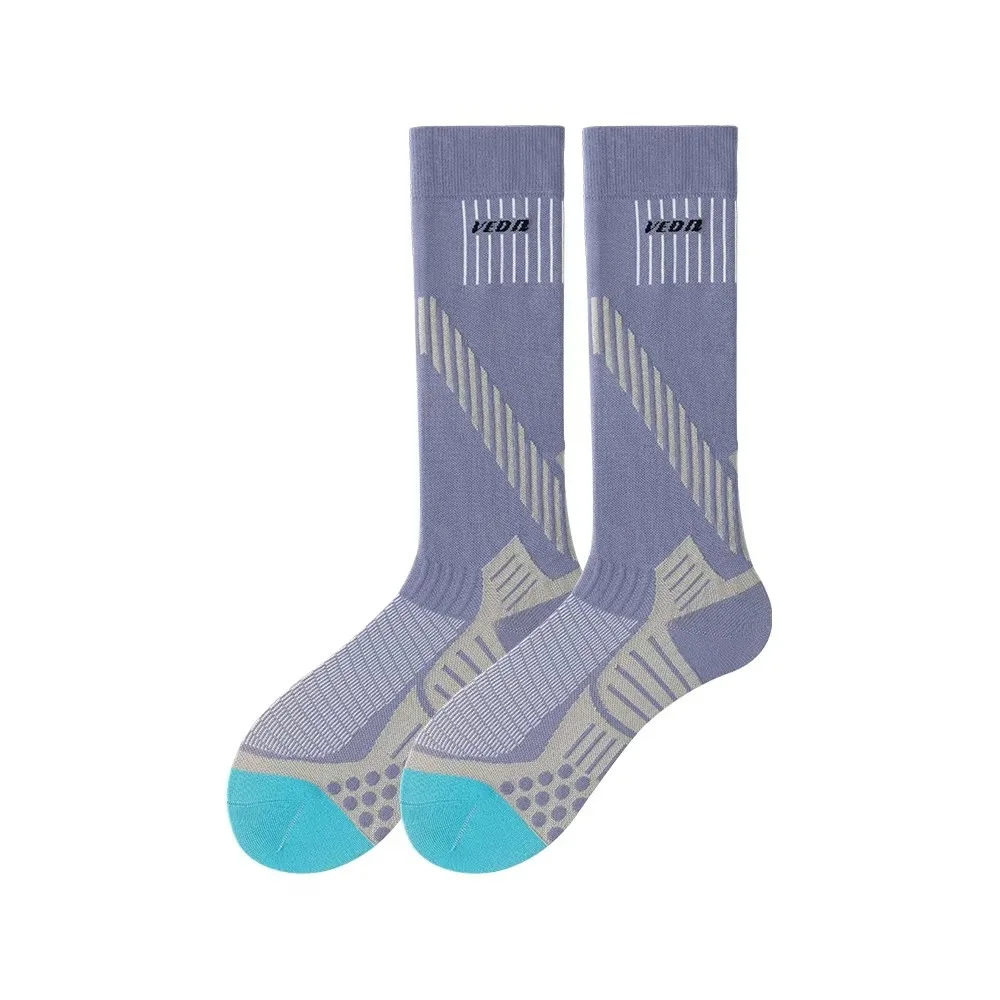 

New Non-Slip Compression Socks Sole Support Circulation Knee High Socks Running Cycling Socks Medical Running Athletic