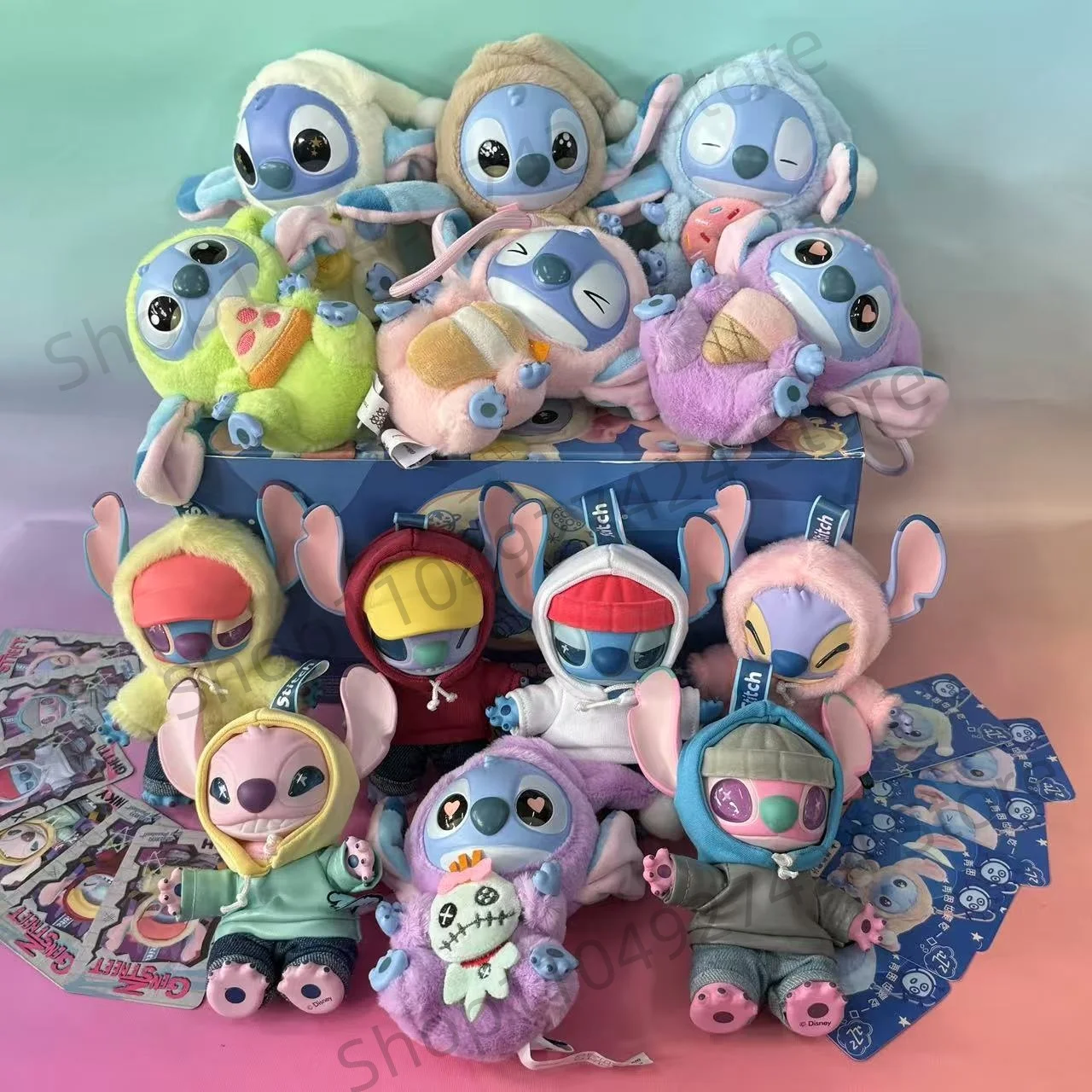 

НОВЫЙ Disney Stitch Gen Z уличная серия виниловая слепая коробка шарнирная подвижная модель стежка рюкзак кулон подарок на день рождения и Рождество