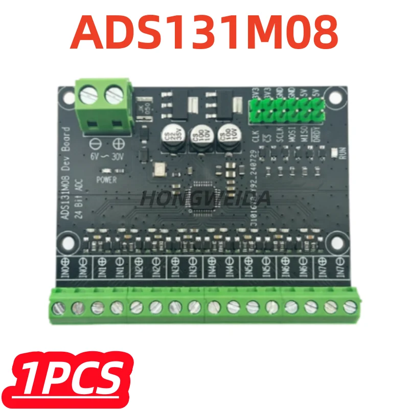 1Pcs/lot 100% New ADS131M08 Module 24 Bit High-precision ADC Module 8-channel Differential input