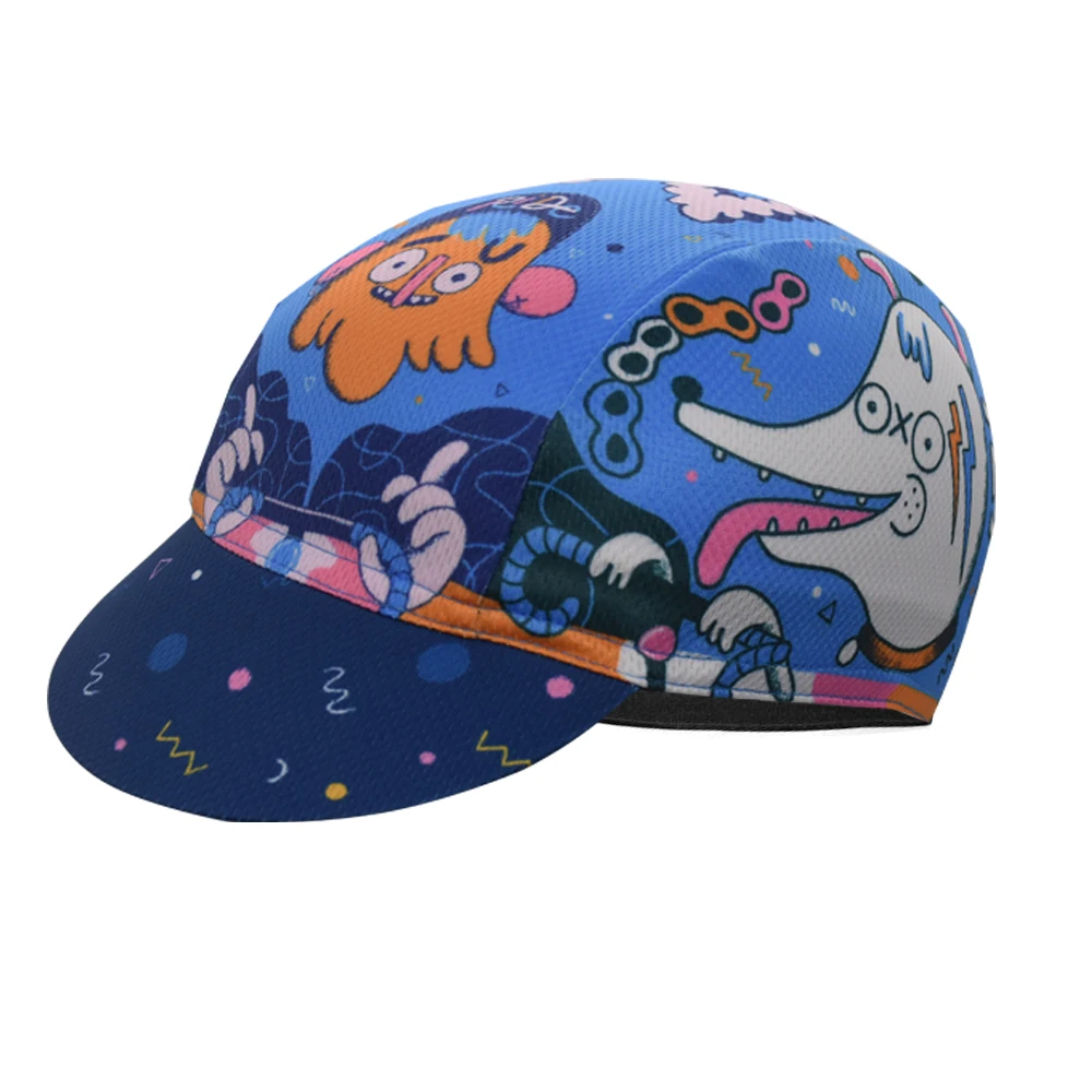 Cartoon cat Cycling Cap Funny Road Bicycle Hat Lovely Animals Bike Headwear Sunshade Breathable Mtb Men and Women Gorra Ciclismo