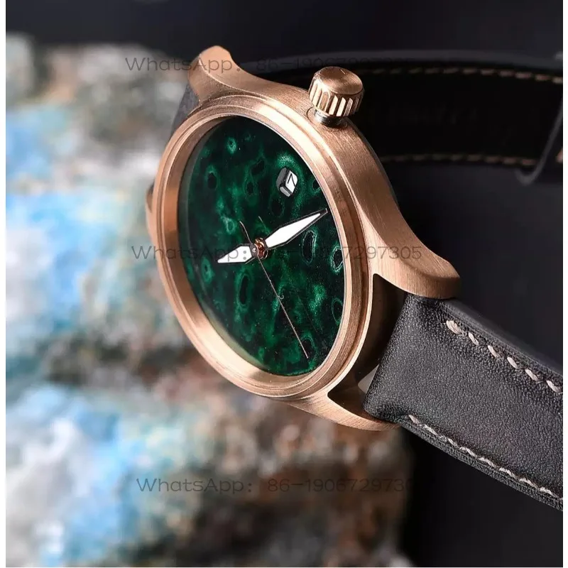 Bronze Pilot Series Large Lacquer Dial Men's Automatic Mechanical Movement Luminous Watch