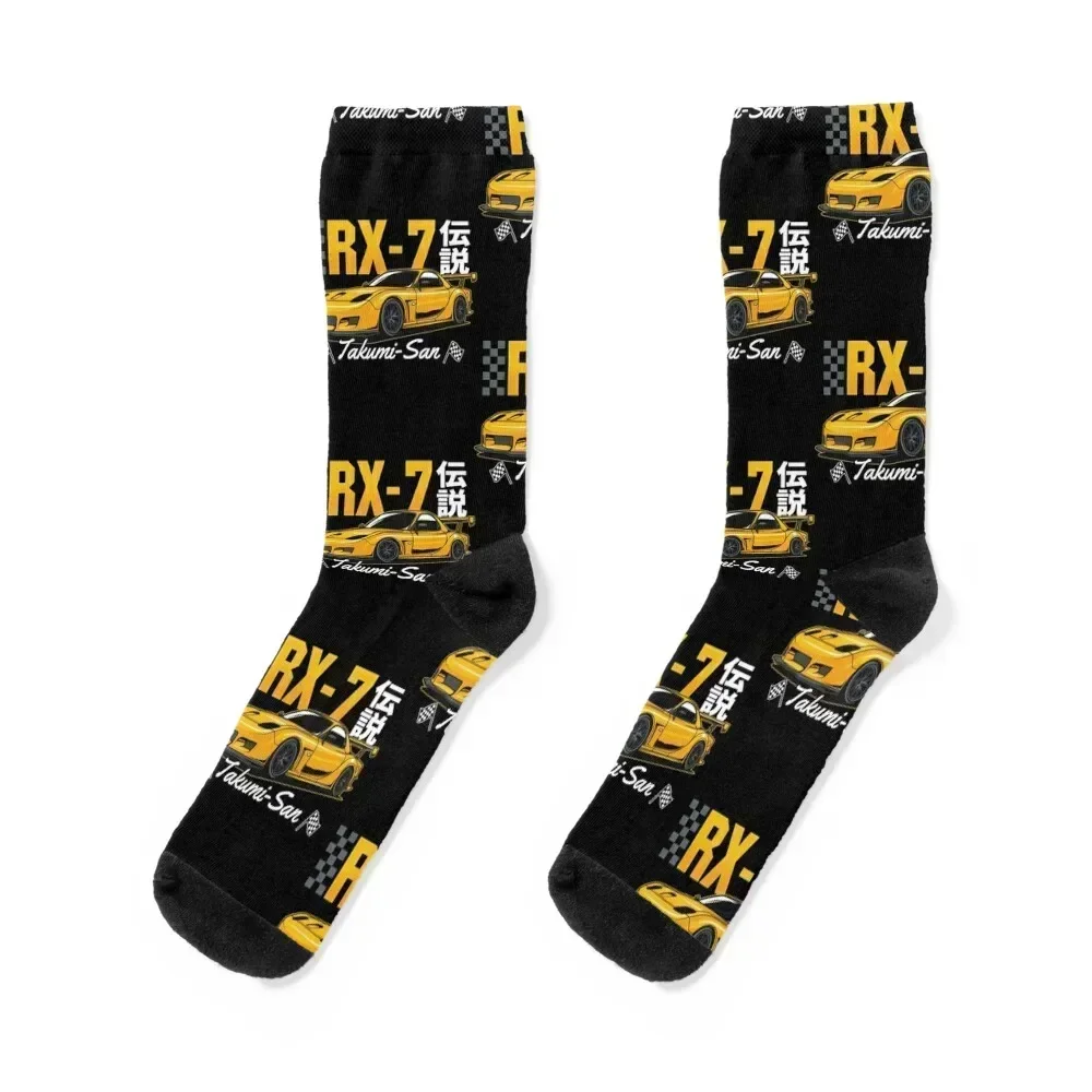 RX7 FD Socks summer bright garter Women's Socks Men's