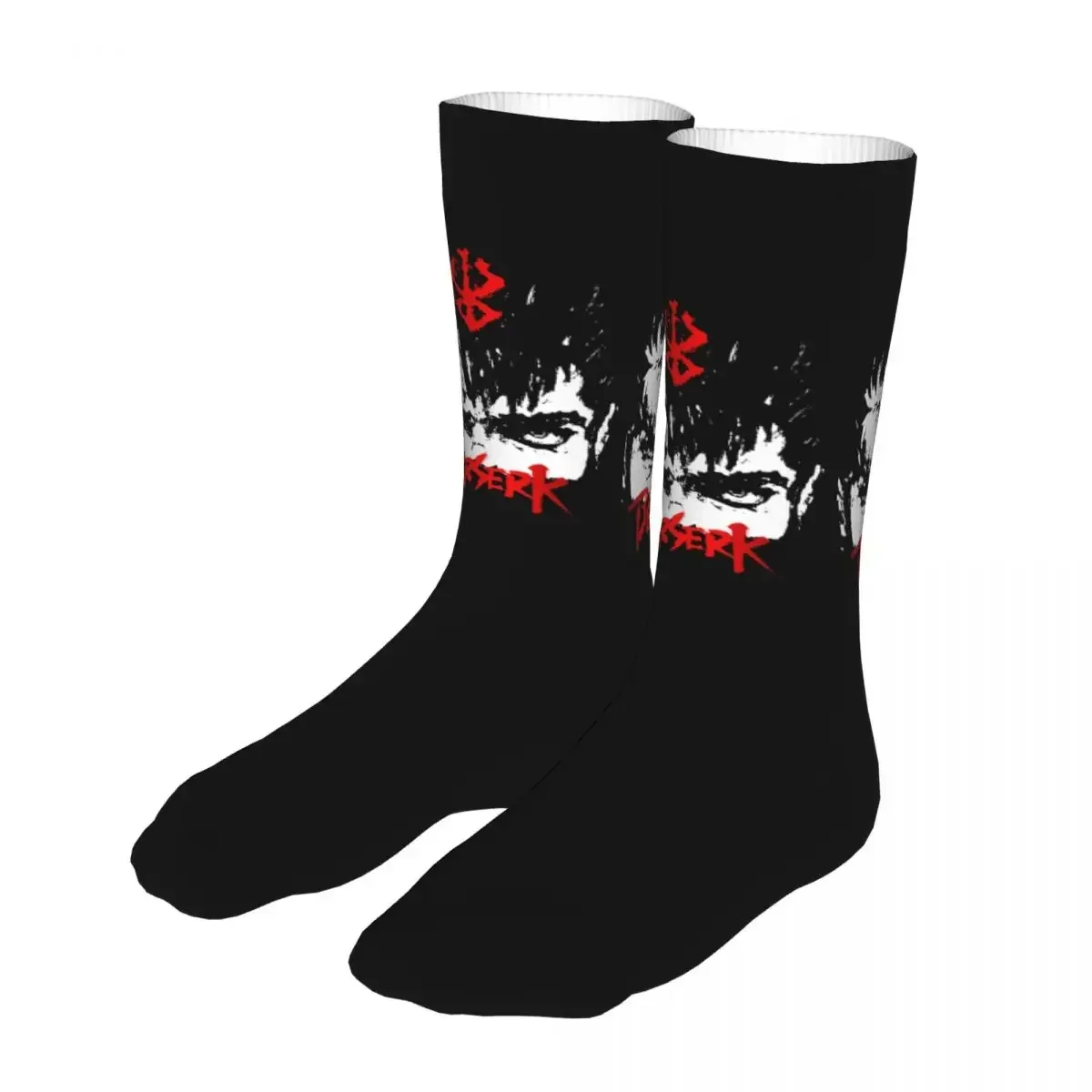 

Men Cycling Berserk Guts Anime Socks Cotton Cartoon Oversized Funny Women