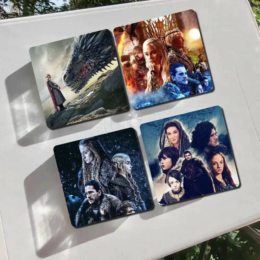 لعبة T-Thrones 1 قطعة مغناطيس الثلاجة شخصية المغناطيسي دائم البلاستيك مربع صورة سطح مغناطيس الثلاجة