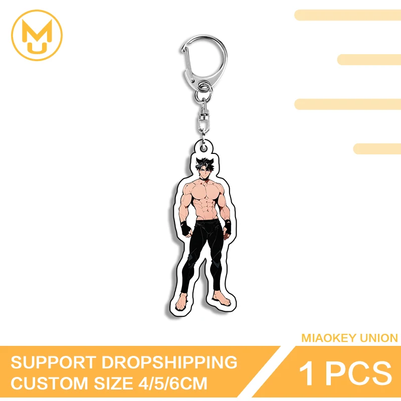 Wriothesley Genshin Impact Key Chains Ai Furry Boy Lighting Double Sided Keyholder Mirror Air Outlet Personality Amusing Props