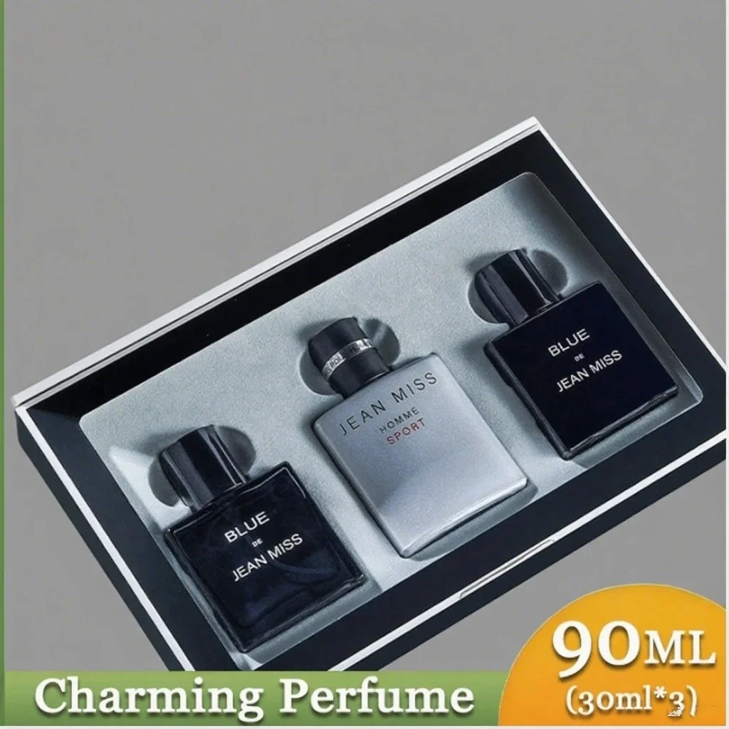 Colonia de marca para hombre, 90ml, Perfume Formal en aerosol, feromonas de coqueteo, fragancia ligera de larga duración, limón Floral, caballero vibrante