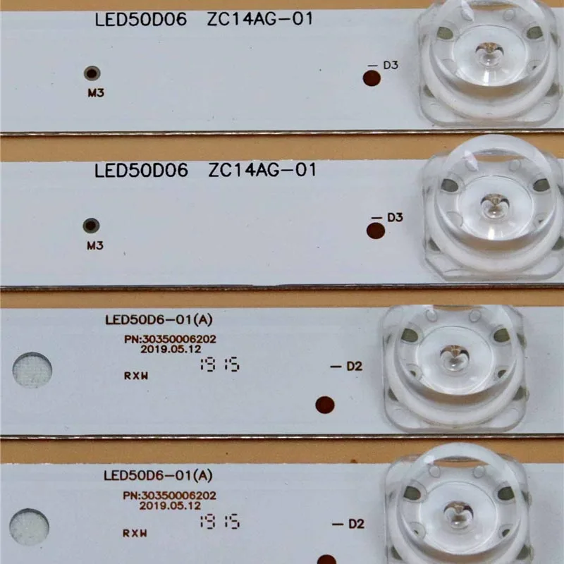 LED Backlight Strip For Haier LE50A7100L LE50U51A H50E18A 50A6 50E3500A Bars LED50D6-01(A) PN:30350006202 LED50D06-ZC14AG-01
