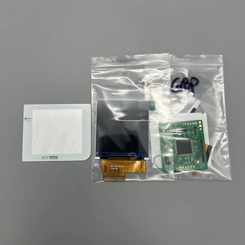 Nieuw GBP LCD-scherm. Eenvoudig te installeren 2,6 inch origineel formaat IPS LCD-scherm met hoge helderheid, geschikt voor Nintendo Gameboy Pocket