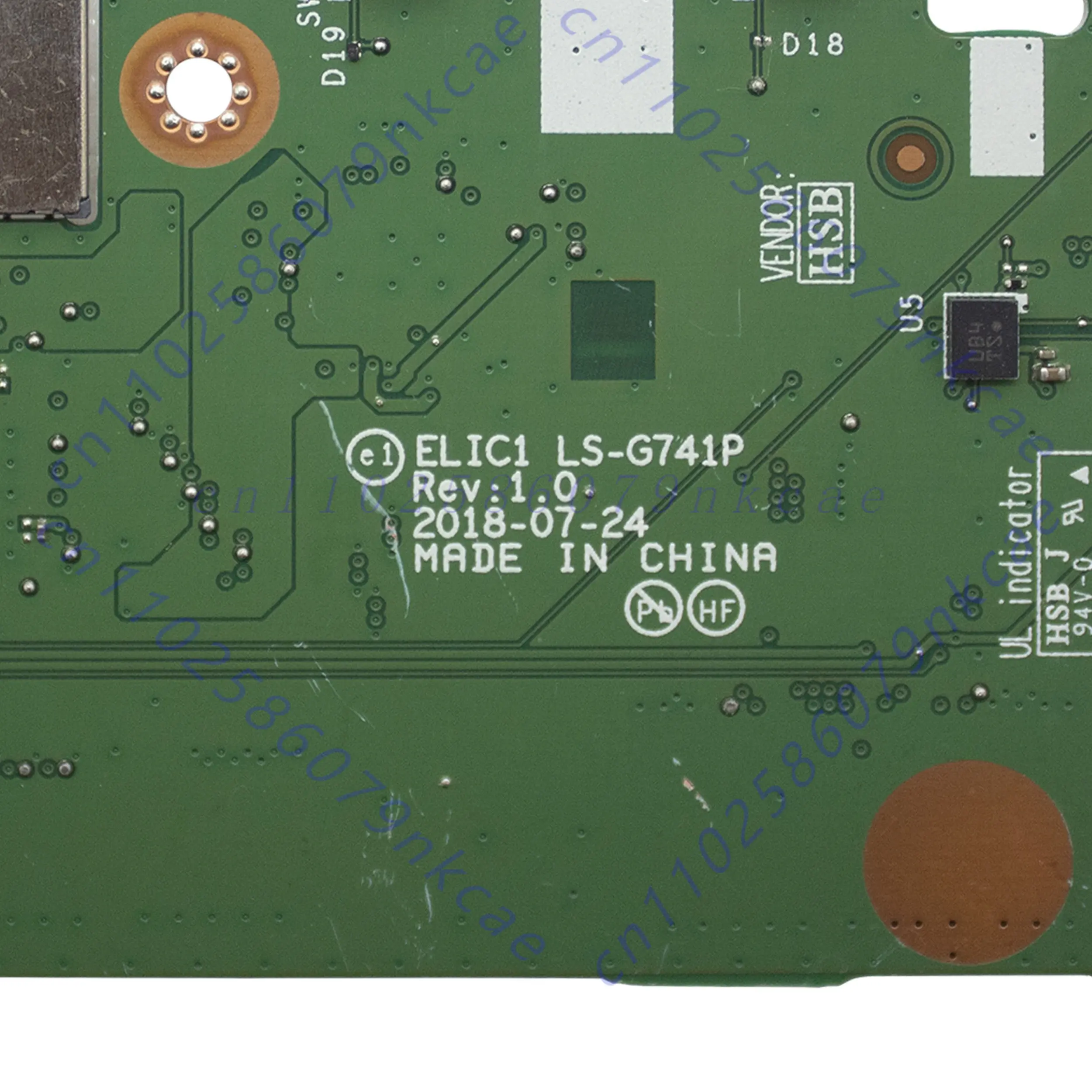 For Lenovo Chromebook C630 C340-15 Type-c interface, card reader LS-G741P