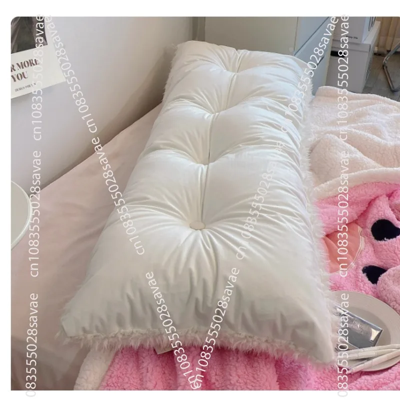 Plush Headboard Support Cushion Backrest Soft Pack Headboard Wall-Leaning Mattress Soft Pad Bedroom Accent