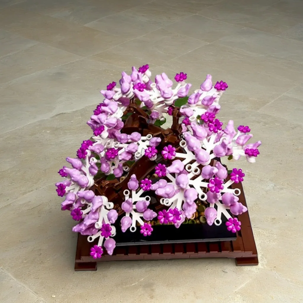 

865pcs MOC Plant Model 10281 Bonsai Tree Branch Rebuild Customized Greenery DIY Model Building Blocks Birthday Toys Gift