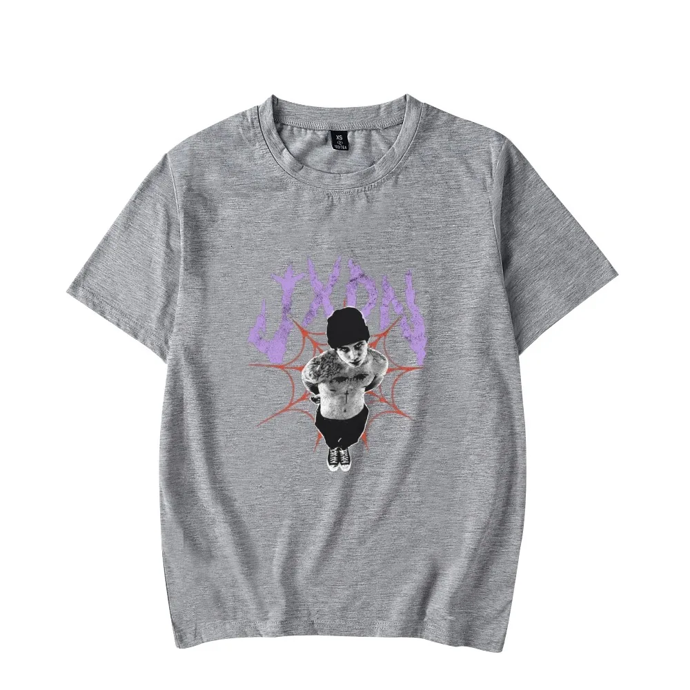 Jxdn merch tshirt jaden hossler crewneck manga curta camiseta feminina masculina 90s mídia social estrela unisex roupas jovens