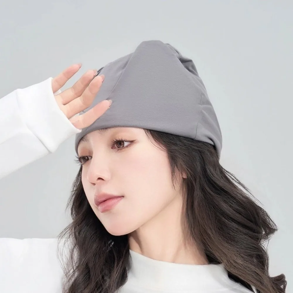 قبعة نوم قطنية للسفر مريحة ودافئة للنوم، بلوفر بتصميم مقاوم للرياح أثناء الليل للنساء والرجال