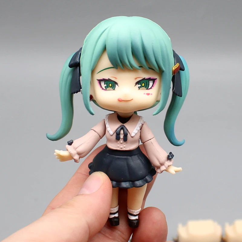 Hatsune Miku Vampire Clay Man 4" DIY Animation Figure , Cartoon Movie Anime Model Garage Kit Ornaments Decoration Doll