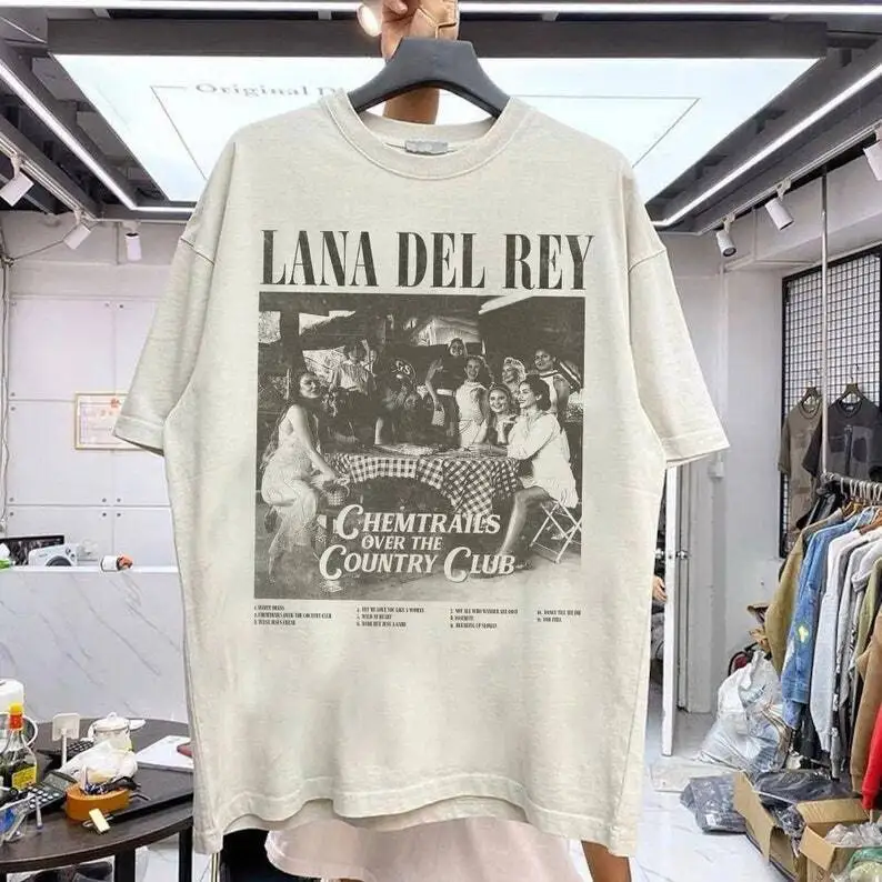 

Lana Del Rey Fans T Shirt Chemtrails Over The Country Club Kh3493