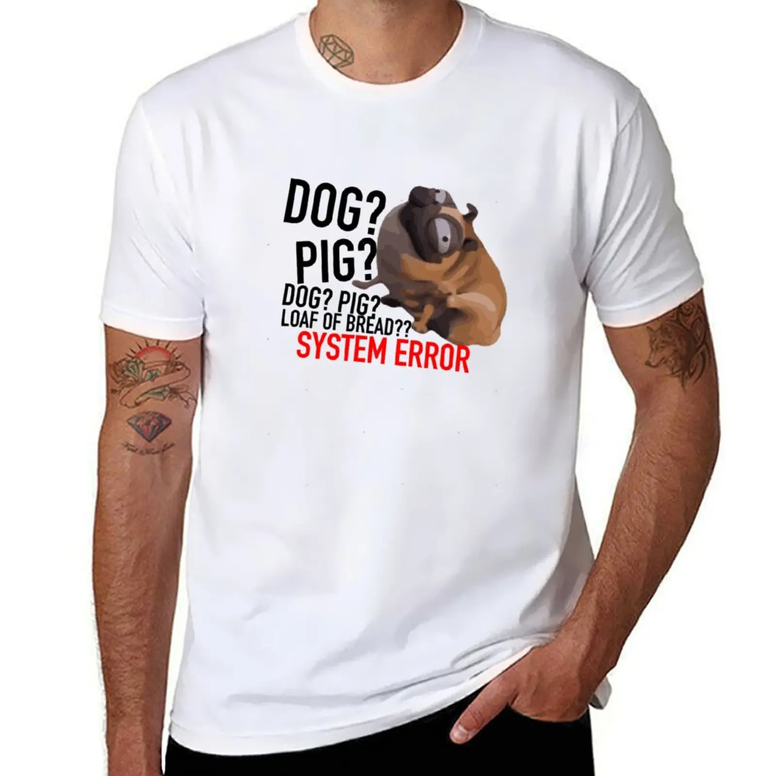 

Dog pig captcha The mitchells vs the machines T-Shirt t shirt men 100% cotton luxury brand t shirts for man graphic tees T-Shirt