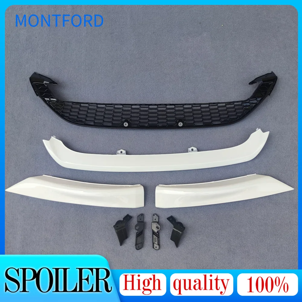

Front Bumper Lip Body Kit Spoiler Wing White For Ford Focus 2015 2016 2017 2018