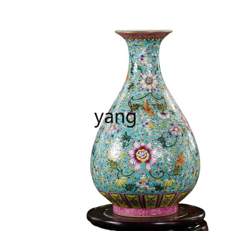 

CX Jingdezhen ceramic hand-painted vase Chinese ornament