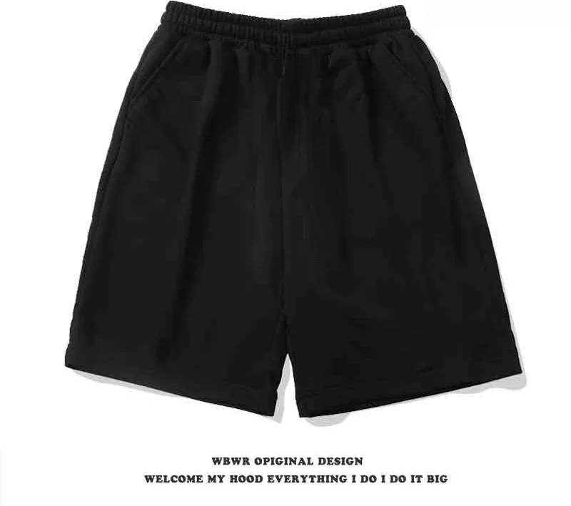 حجم كبير السراويل الأمريكية الثقيلة بلون المرأة 2025 جديد الصيف فضفاض الرياضة كرة السلة المخفية متعدد الألوان السراويل المحملة