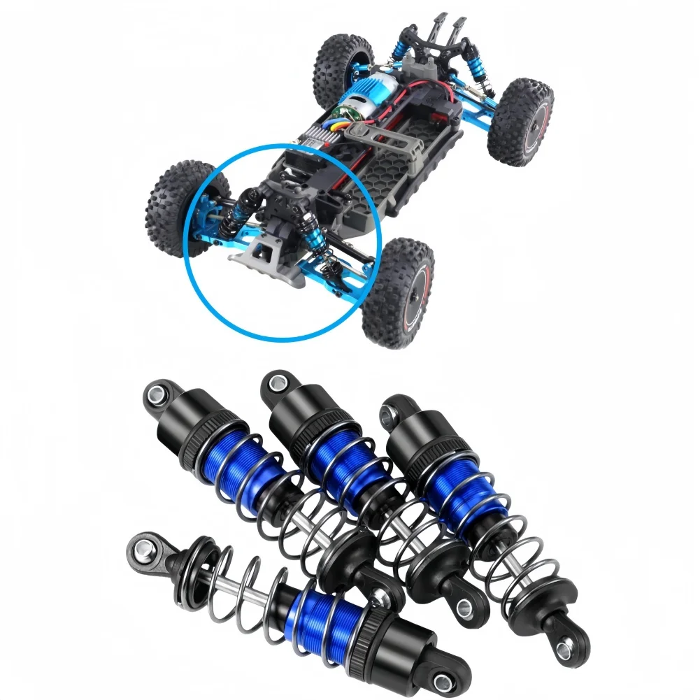 

4pcs Car Shock Absorber Kit Metal For 1/10 RC For Crawler For Axial For SCX10 For TRX-4 D90 For WRAITH Shock Absorber Set