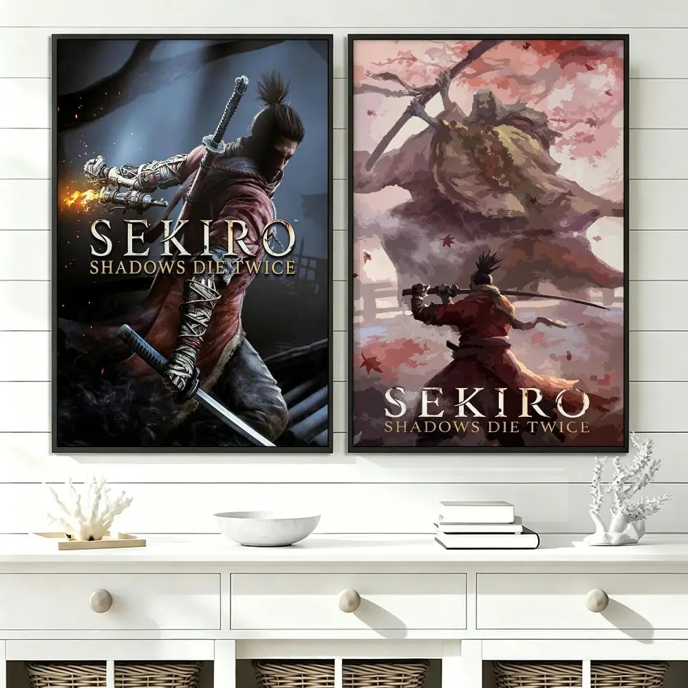 game Sekiro: Shadows Die Twice Poster Poster HD Trendy SelfAdhesive Wall Art Print For Living Room Bedroom Dorm Office Home Gift
