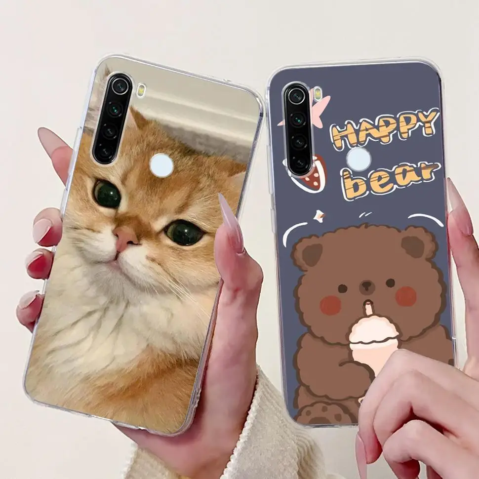 Silicone Case For Xiaomi Redmi Note 8T Case Cover Soft Slim Cool Cartoon Phone Fundas For Xiaomi Redmi Note 8T 8 t Note8t Bumper