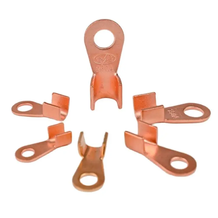 OT Series Terminal 3 5 10 20 50 200 400 500 800A Naked Cable Connector Open Lug Splice Wire Copper O shape Circular