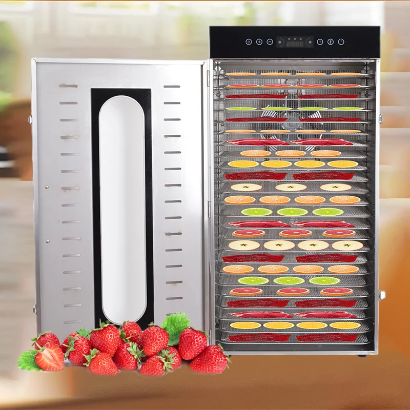 Stainless Steel Dried Fruit Machine Model FD-24B 24 Layer Digital Control Food Dehydrator, Food Dryer, Fruit Dryer 110v/220v