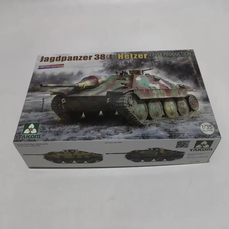 

Пластиковый конструктор TAKOM 2170X 1/35 Jagdpanzer 38(t) Hetzer раннего производства, без интерьеров, ограниченная серия, масштабная модель для самостоятельной сборки