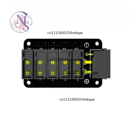 ZOCI-FOR-XT30 5 Way Power Distribution Board RC Model Robot Car Boat DIY Power Split Board Replacement Part