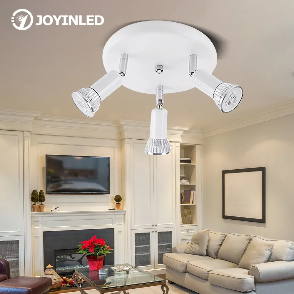 

Modern Minimalist LED 3 Heads Ceiling Lamps 360 Degrees for Rotating Loft Hanging Lamp Indoor Decoration Home Lighting