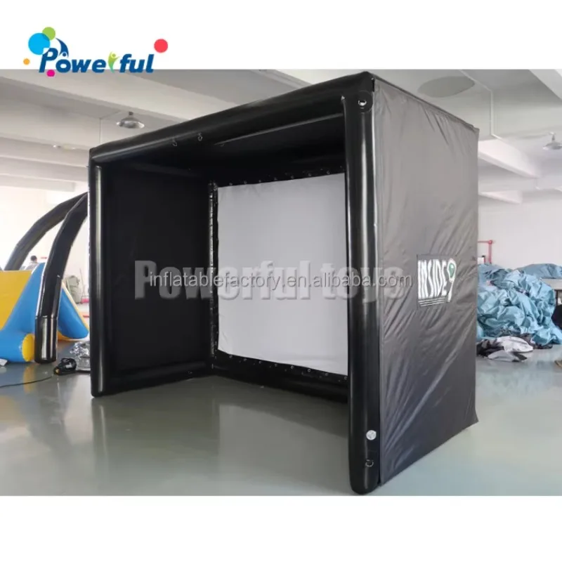 

Golf Club Simulator Tent Airtight Outdoor Inflatable Golf Simulator Enclosure