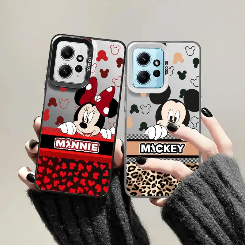 Disney Mickey Mouses Minnie phone cases for Xiaomi Poco C50 X3 NFC C61 C51 X3pro Redmi 12C 13 A2 A3x 12 funda Back Shell Cover