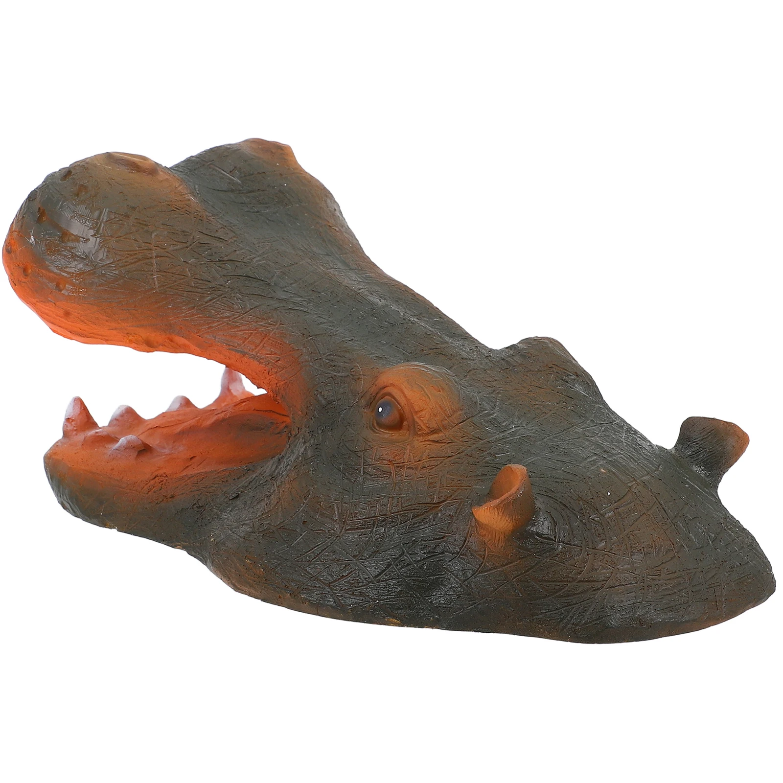 

Hippo Head Resin Floating Garden Decor Pond Decor Garden Statue Water Floating Resin Hippo Head Water Features