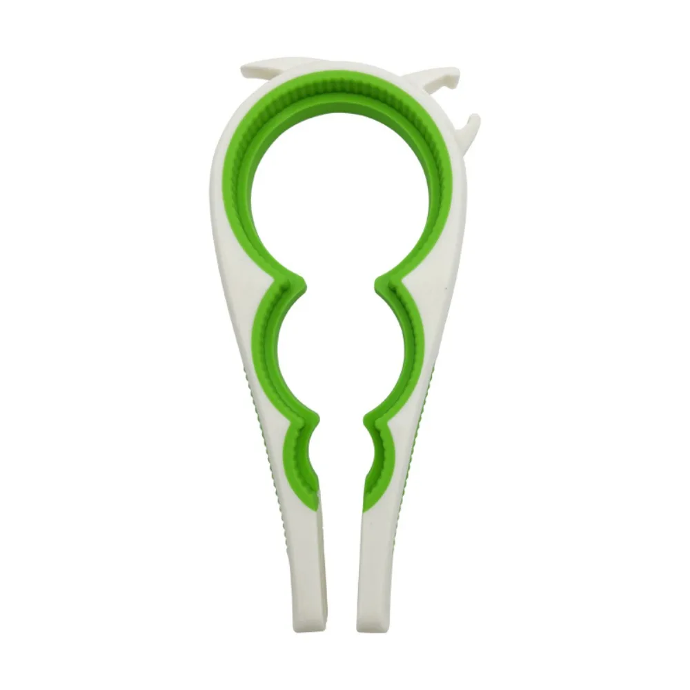 

4 in 1 Jar Opener Quick Opening Labor-saving Bottle Wrench Universal with Anti-Slip Handle Can Lid Remover