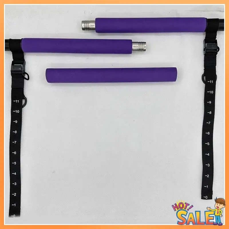 

AB68 Pilates Bar Kit With Resistance Bands, Multifunctional Yoga Pilates Bar Home Gym Pilates Resistance Bar Kit