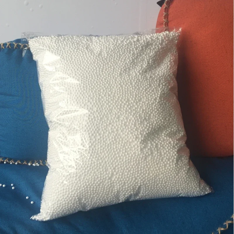 Factory Wholesale 250g/500g White Foam Ballsbag Baby Filler Bed Sleeping Pillow Bean Bags Chair Sofa Beads Filler Styrofoam Ball