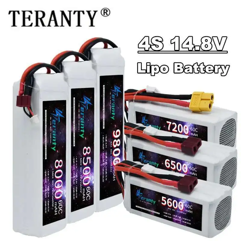 TERANTY 4S يبو بطارية 14.8 فولت 1500/2200/2700/3000/3500/4600/5600/6500/7200/8000/8500/9800 مللي أمبير ل RC سيارة بدون طيار كوادكوبتر قارب