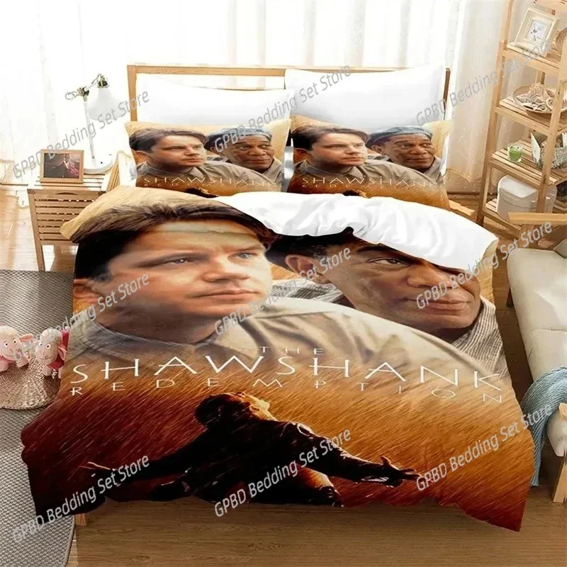 

Shawshank Redemption 3D NEW Duvet Cover Pillowcase Bedding Set Adult Boy Girl Bedroom Decoration Children Single Double Large