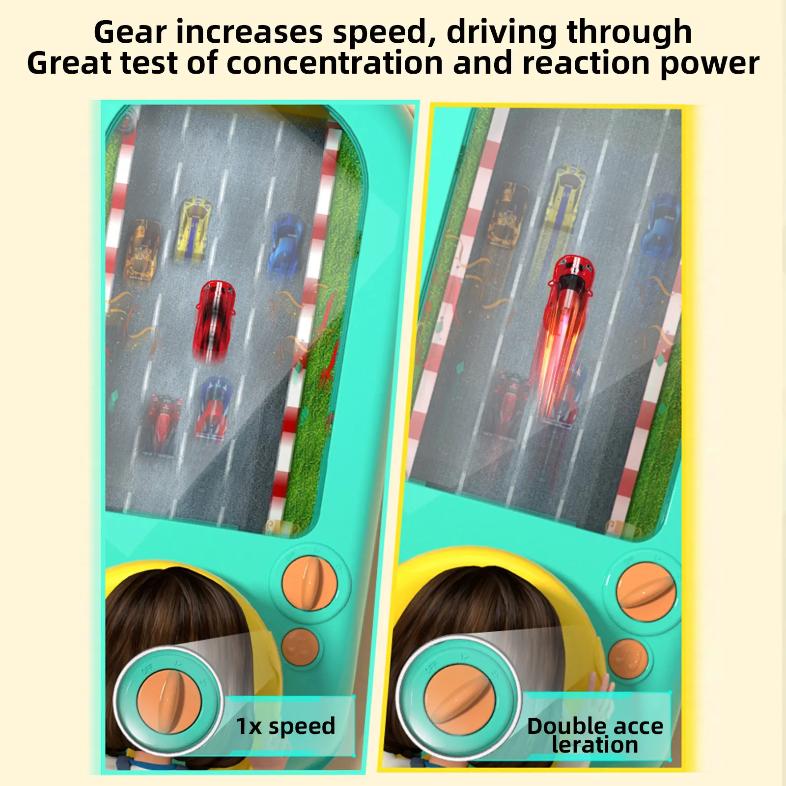 Toddler Simulator Driving Racing Game For Boys And Girls Parent Interactive Educational Toy Gift Electric Car Toys With Music