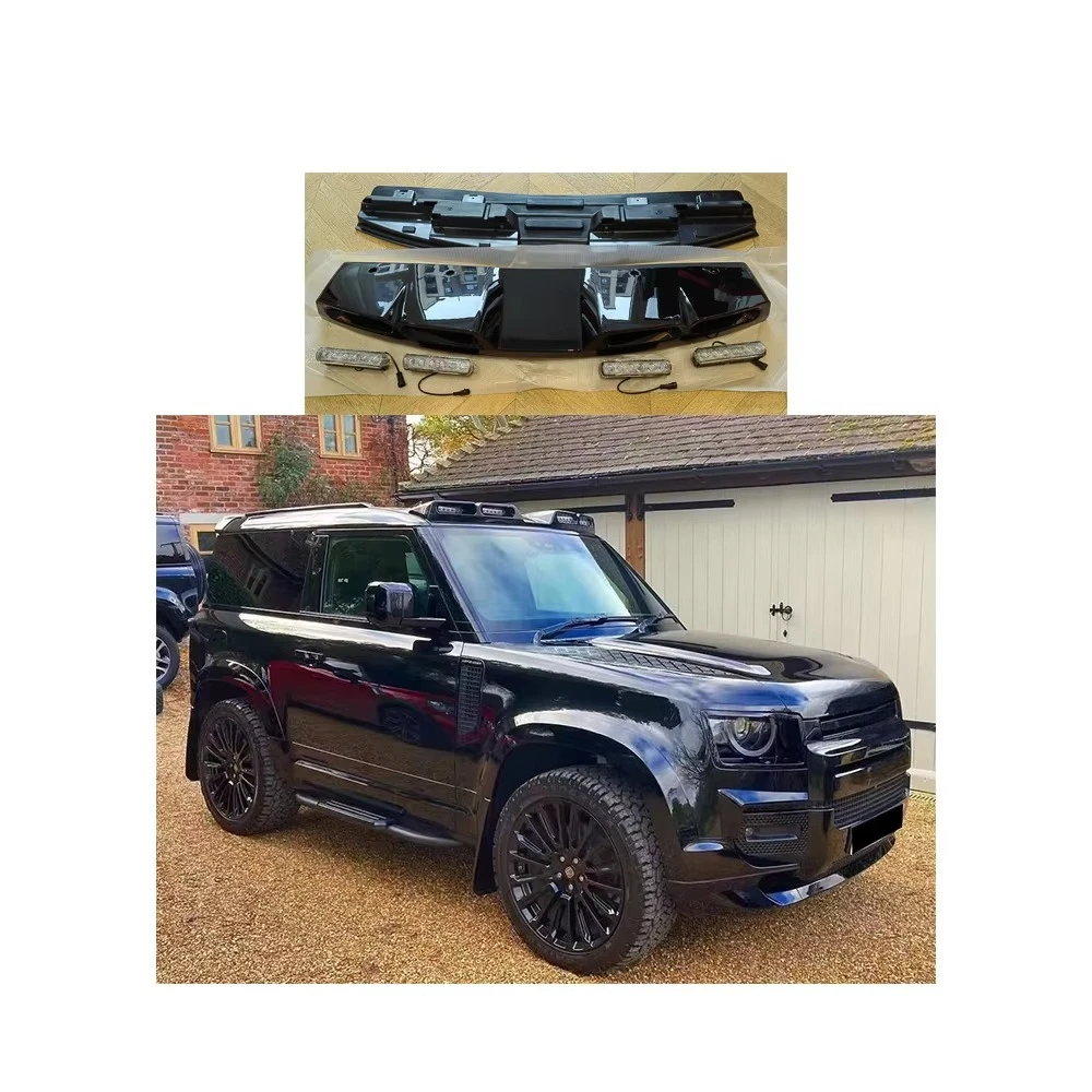 New Top Roof Light  Front Spoiler LED Spotlight Headlight for Defender 2021 2022 2023