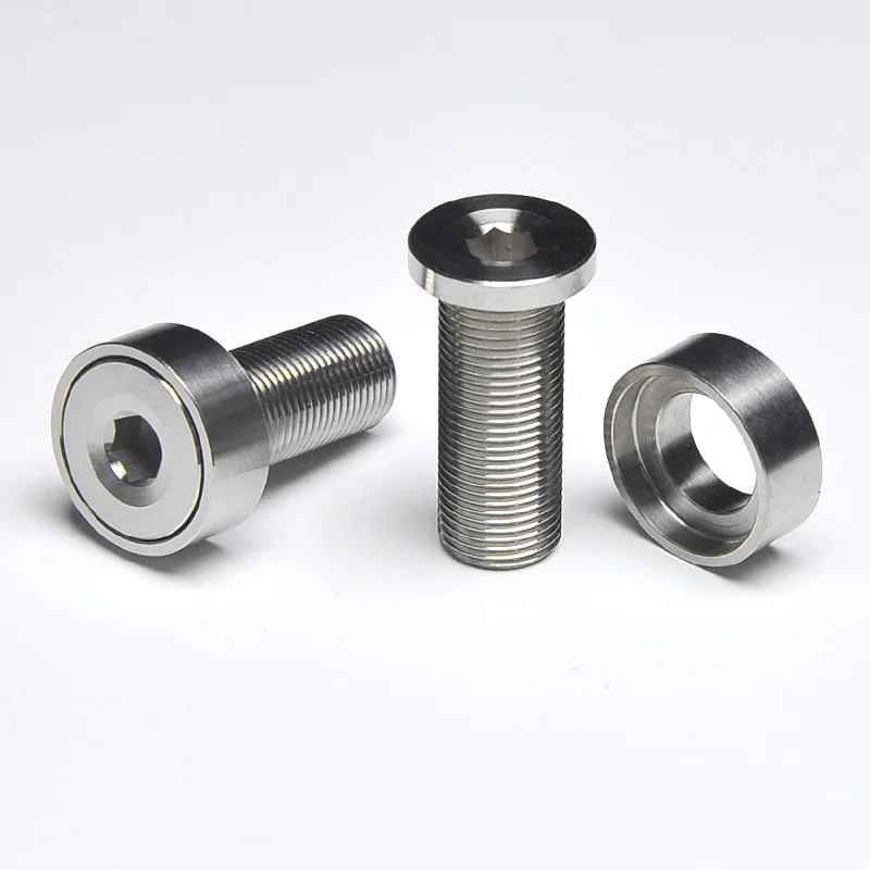 

2PCS BMX Crank Cover Bike M12x1x30mmMM With Washer Crank Arm Screw Cap Bottom Bracket Bolt BMX Bicycle Parts Accessories