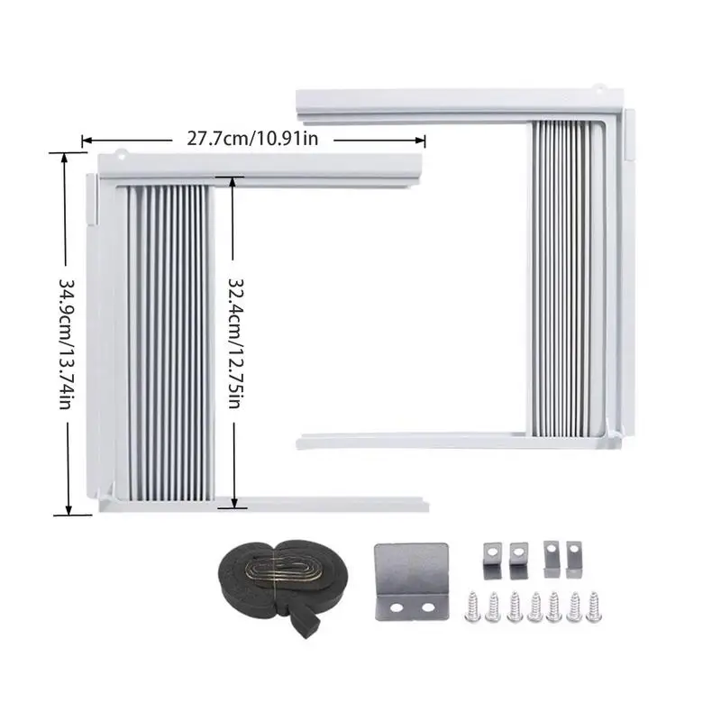 Kit di riempimento per fisarmonica AC Kit di riempimento per pannello laterale isolante antivento buon isolamento facile installazione risparmio energetico