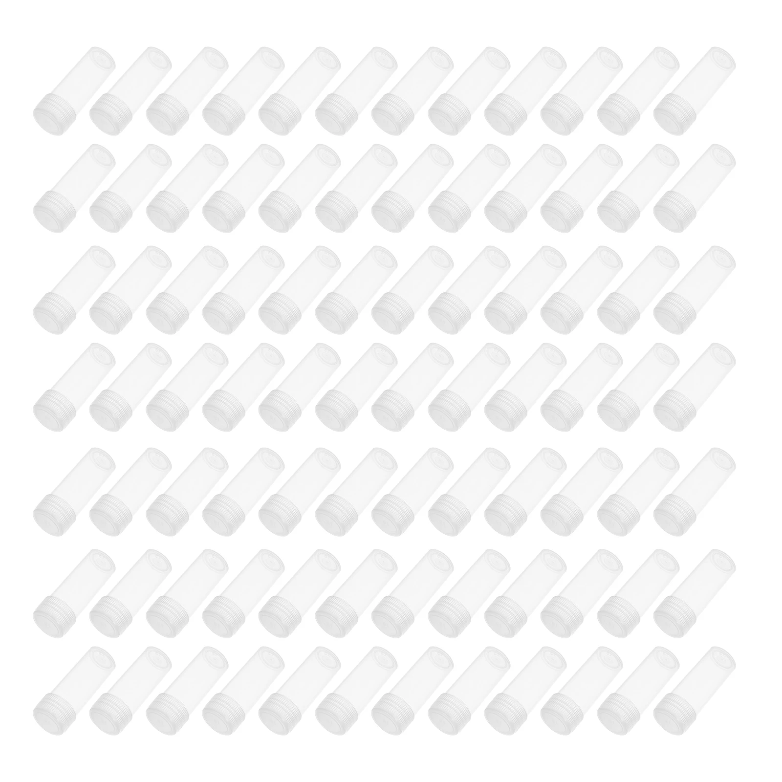 

100pcs Sample Container Bottle Lab Vials Plastic Mini Bottles with Lids Small Transparent Leakproof Chemical for Liquid