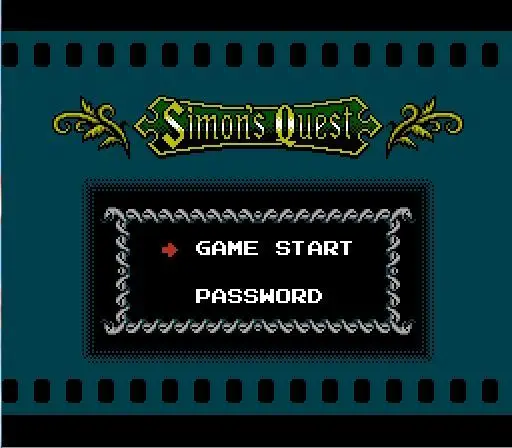 Simon's quest  60 Pin Game Card For 8 Bit Subor Game Player