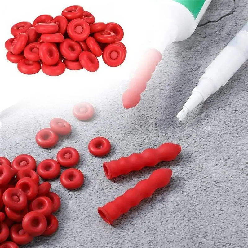 ABJJ السد غطاء توفير غطاء السدادة التوقف فتح السد أنبوب غراء الزجاج تلميح غطاء عازل لختم الحفاظ على مانعة للتسرب #4