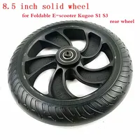 Original Rear Wheel For KUGOO S1 S2 S3 Folding Electric Scooter spare part 8.5 inch solid tyre wheels