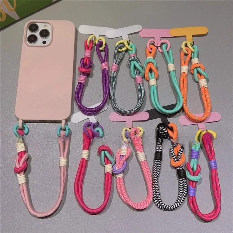 

Универсальный ремешок для мобильного телефона ручной работы, ремешок для занятий спортом на открытом воздухе, удобная безопасная веревка с защитой от падения, короткая веревка для мужчин и женщин, гриль