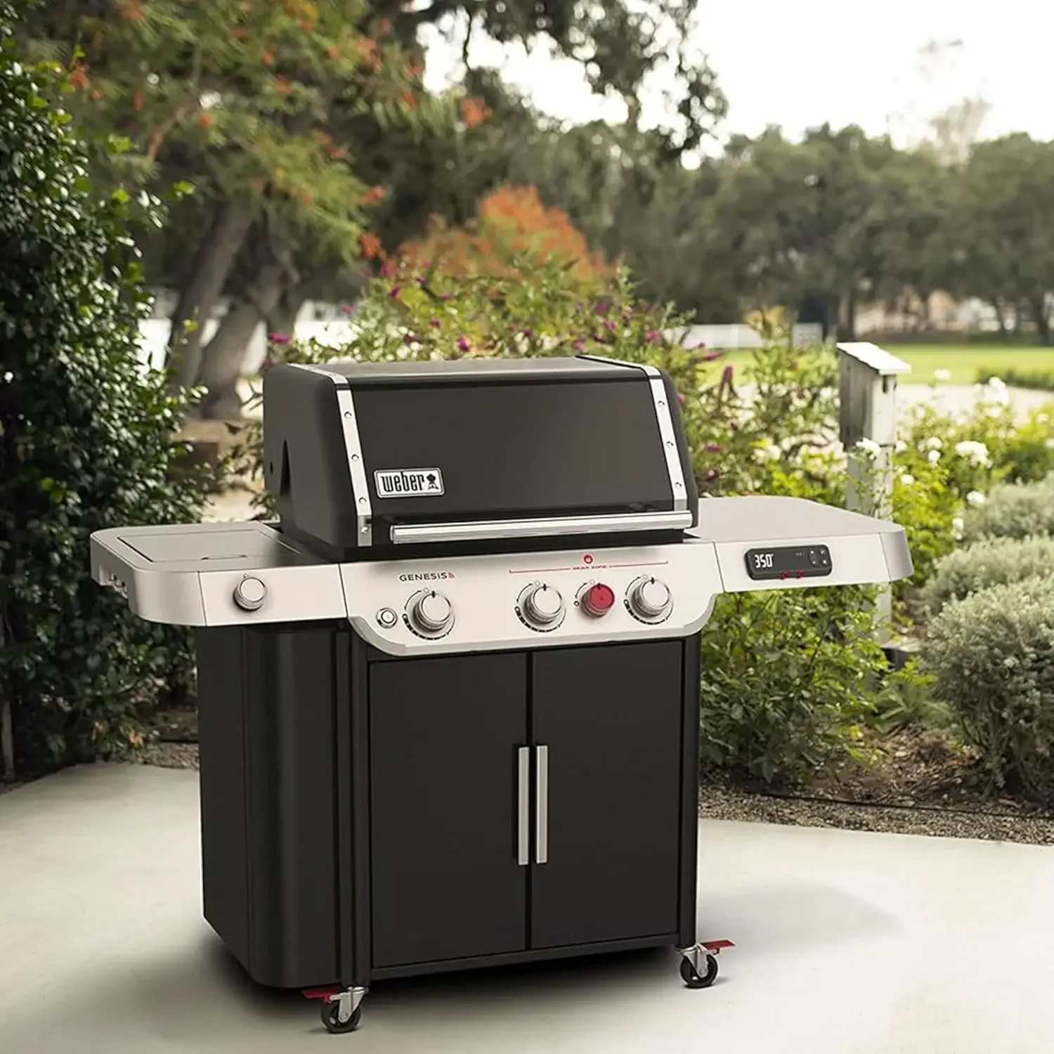 Genesis Smart EX-335 Natural Gas Grill, Black