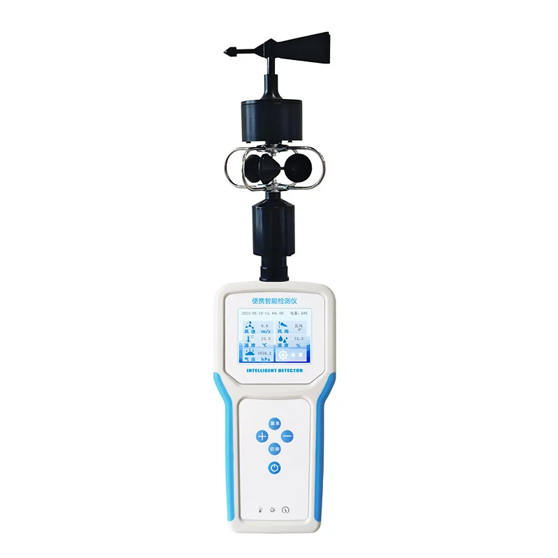 

Portable color screen handheld weather station high precision wind speed wind direction temperature